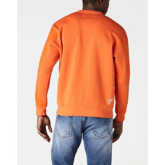 Nike Jordan Flight Men's MVP Wheaties Crew Sweater DV7588-817 Orange - Picture 9 of 13